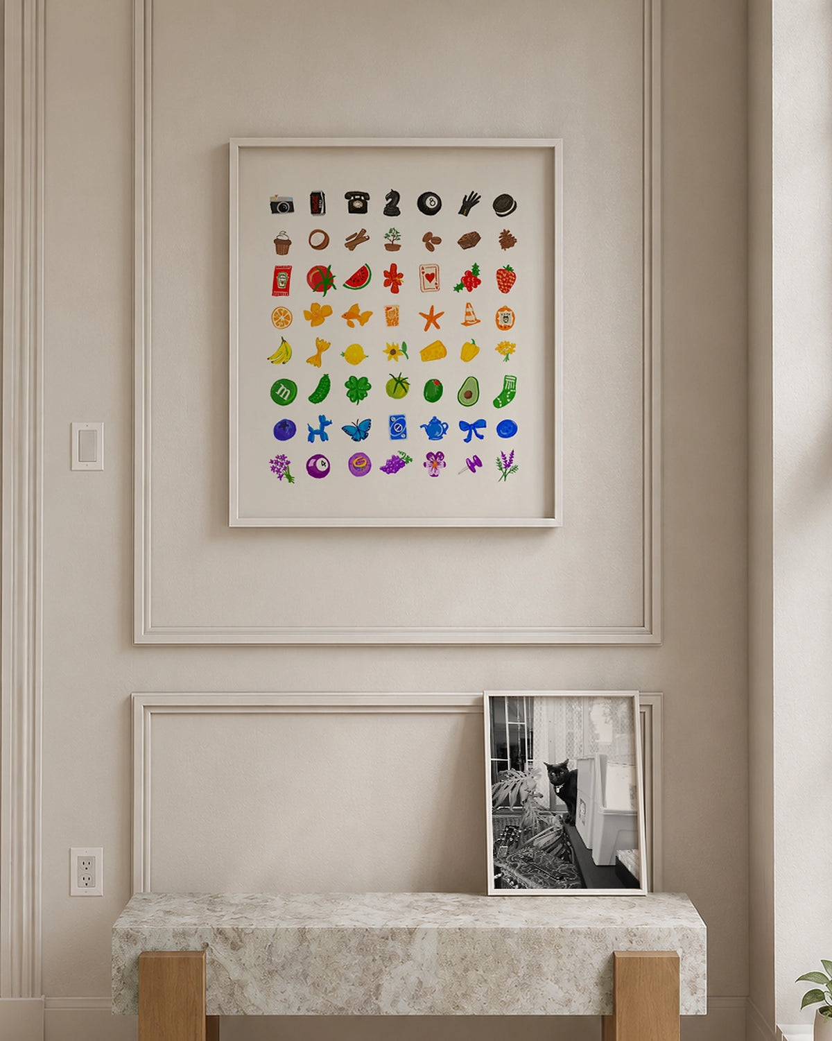 Rainbow Everywhere Print